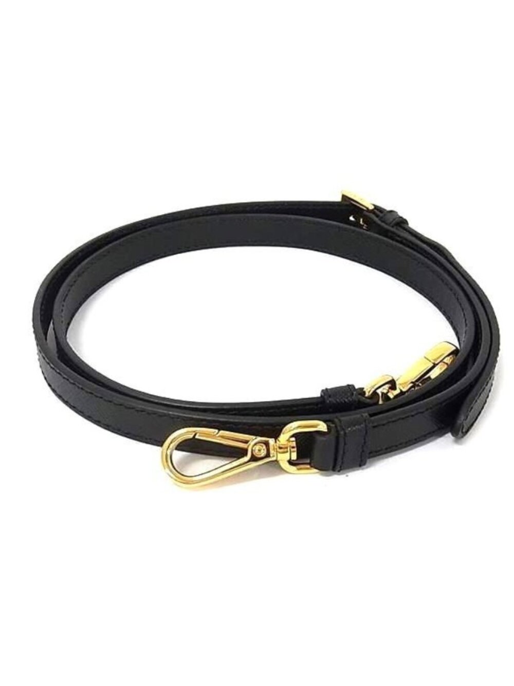 Prada Shoulder Strap Crossbody Carry Black For Saffiano Leather